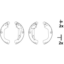 stabdžių trinkelių komplektas  stabdžių trinkelių komplektas