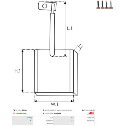 anglies šepetėlis, starteris <small>AS</small>