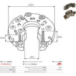  lygintuvas, kintamosios srovės generatorius <small>Brand new AS-PL</small>