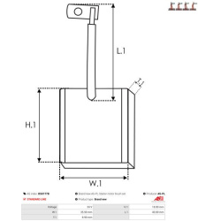  anglies šepetėlis, starteris <small>Brand new AS-PL</small>