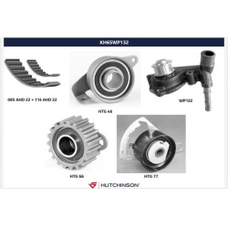  vandens siurblio ir paskirstymo diržo komplektas