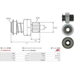  laisvos eigos pavara, starteris <small>AS</small>