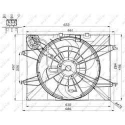  ventiliatorius, radiatoriaus