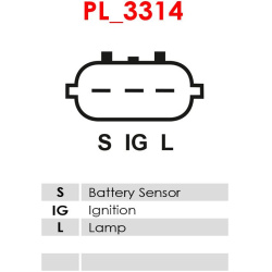  reguliatorius, kintamosios srovės generatorius <small>Brand new AS-PL</small>