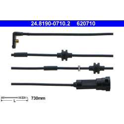  įspėjimo kontaktas, stabdžių trinkelių susidėvėjimas
