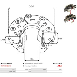  lygintuvas, kintamosios srovės generatorius <small>AS</small>