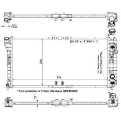  radiatorius, variklio aušinimas <small>EASY FIT</small>