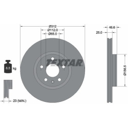  stabdžių diskas (1vnt) <small>PRO</small>