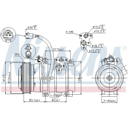  kompresorius, oro kondicionierius <small>** FIRST FIT **</small>