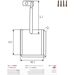  anglies šepetėlis, starteris <small>AS</small>