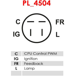  reguliatorius, kintamosios srovės generatorius <small>AS</small>