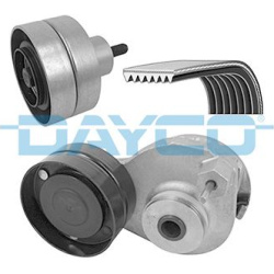  V formos rumbuotas diržas, komplektas