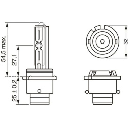  lemputė, priekinis žibintas <small>