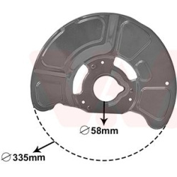  apsauginis skydas, stabdžių diskas