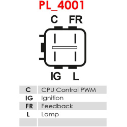  reguliatorius, kintamosios srovės generatorius <small>Brand new AS-PL</small>