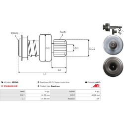  laisvos eigos pavara, starteris <small>AS</small>