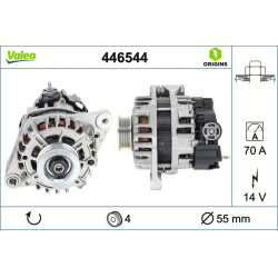  kintamosios srovės generatorius <small>VALEO ORIGINS NEW OE TECHNOLOGY</small>