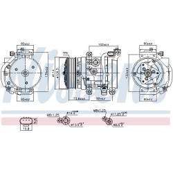  kompresorius, oro kondicionierius <small>** FIRST FIT **</small>