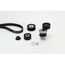  V formos rumbuotas diržas, komplektas