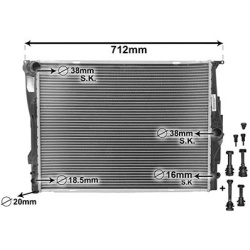  radiatorius, variklio aušinimas <small>*** IR PLUS ***</small>