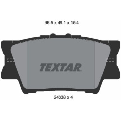  stabdžių trinkelių rinkinys, diskinis stabdys