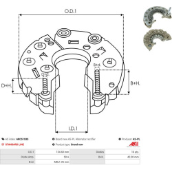  lygintuvas, kintamosios srovės generatorius <small>Brand new AS-PL</small>