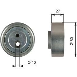  kreipiantysis skriemulys, V formos rumbuotas diržas <small>DriveAlign™</small>