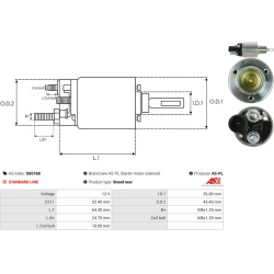 solenoidinis jungiklis, starteris <small>Brand new AS-PL</small>  solenoidinis jungiklis, starteris <small>Brand new AS-PL</small>