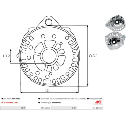  apsauginis dangtelis, kint. sr. generatorius <small>Brand new AS-PL</small>