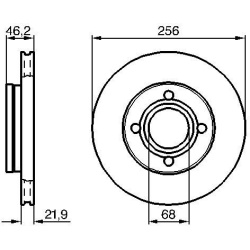  stabdžių diskas (1vnt)