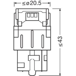  Lemputė, dieninės šviesos / stovėjimo žibintas <small>LEDriving® SL</small>