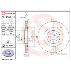  stabdžių diskas (1vnt) <small>PRIME LINE - UV Coated</small>