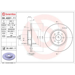  stabdžių diskas (1vnt) <small>PRIME LINE - UV Coated</small>
