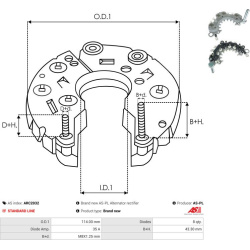  lygintuvas, kintamosios srovės generatorius <small>AS</small>