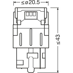  Lemputė, dieninės šviesos / stovėjimo žibintas <small>LEDriving® SL</small>