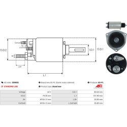  solenoidinis jungiklis, starteris <small>AS</small>