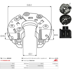  lygintuvas, kintamosios srovės generatorius <small>Brand new AS-PL</small>