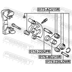 stūmoklis, stabdžių apkaba