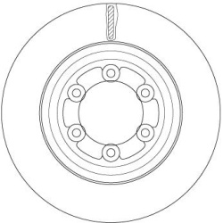  stabdžių diskas (1vnt) <small>TRW SINGLE</small>