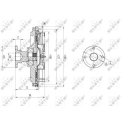  sankaba, radiatoriaus ventiliatorius
