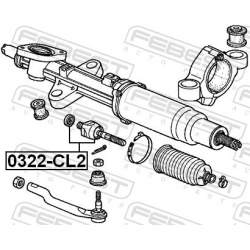  vidinė skersinė vairo trauklė