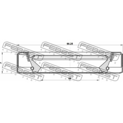  veleno sandariklis, neautomatinės transmisijos velenas