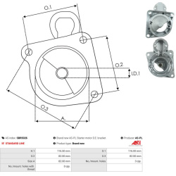  starterio dangtelis, karbiuratorius <small>AS</small>