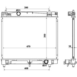  radiatorius, variklio aušinimas