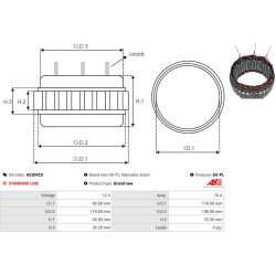  Statorius, generatorius <small>Brand new AS-PL</small>