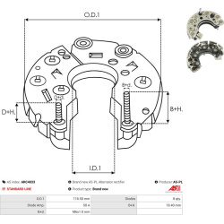 lygintuvas, kintamosios srovės generatorius <small>Brand new AS-PL</small>