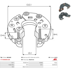  lygintuvas, kintamosios srovės generatorius <small>Brand new AS-PL</small>