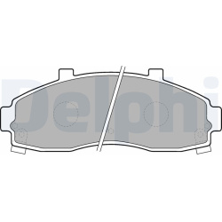  stabdžių trinkelių rinkinys, diskinis stabdys