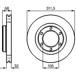 stabdžių diskas (1vnt)  stabdžių diskas (1vnt)