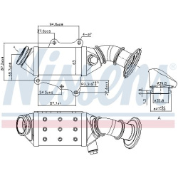  aušintuvas, išmetamųjų dujų recirkuliacija